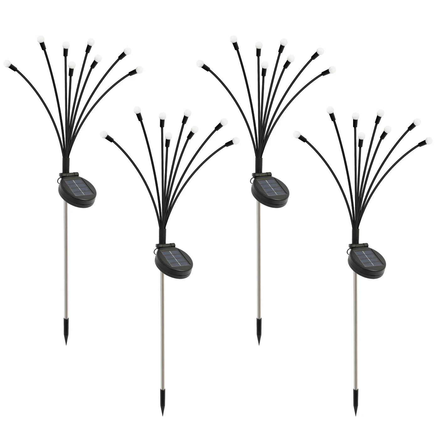 8 Head Solar Firefly Lights LED Outdoor Decorative Garden Waterproof Pathway