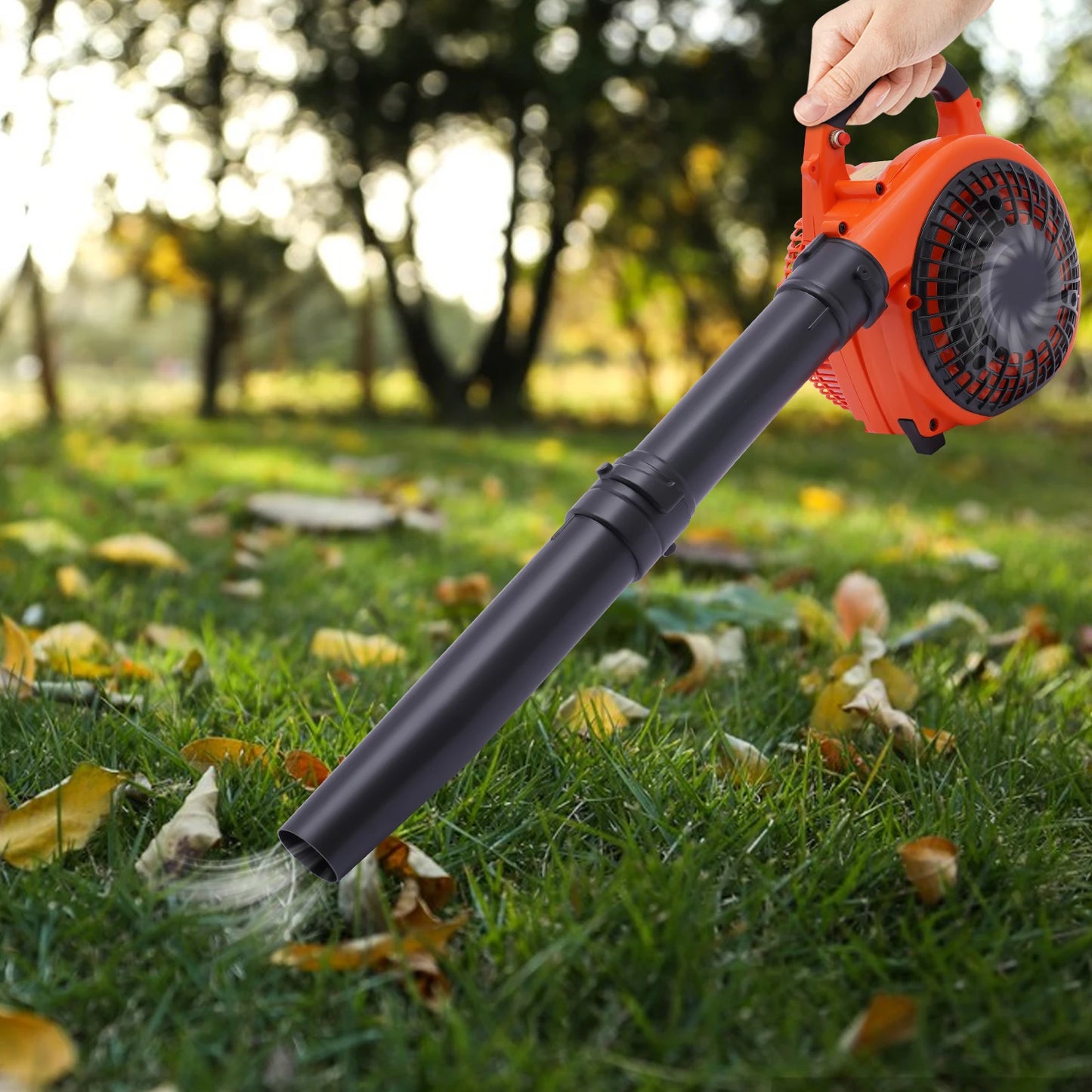 Gas Leaf Blower 25.4cc 2 Stroke Handheld Dust Blower Tool