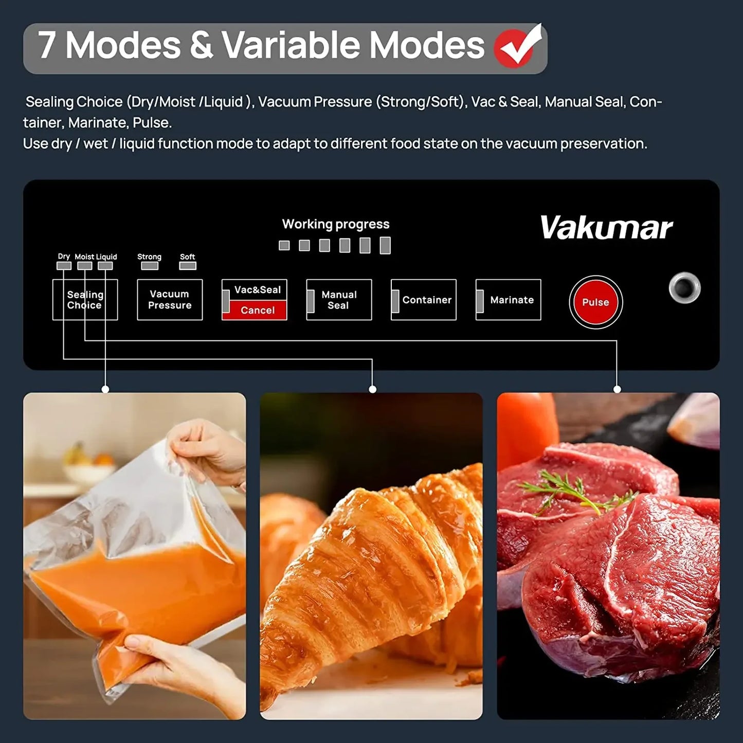 Vakumar VH5186 Commercial Vacuum Sealer 30cm Stand