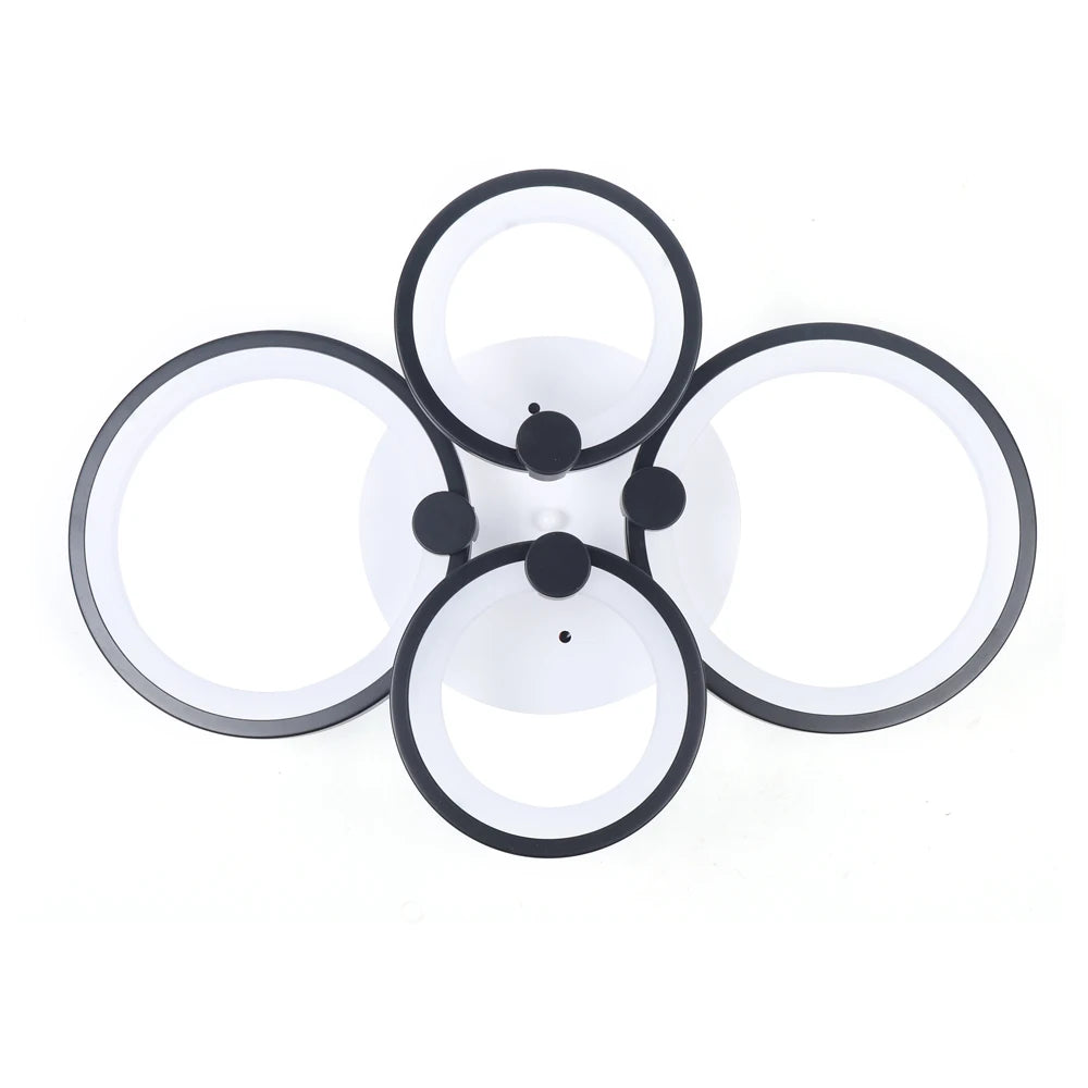 4 6 8 Heads Dimmable Acrylic LED Ceiling Light Flush Mount
