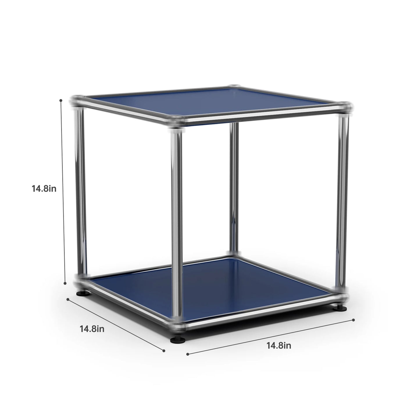 Modern Stainless Steel Storage Cabinet TV Stand Multi Shelf Organizer For Home