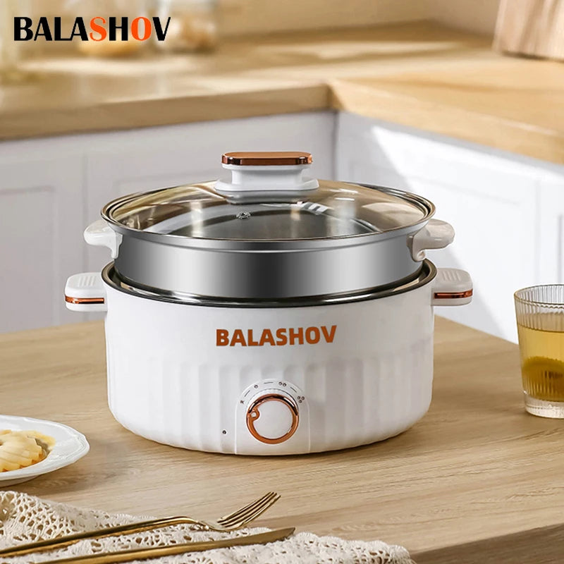 Portable Electric Multifunctional Double Layer Pot Cooker