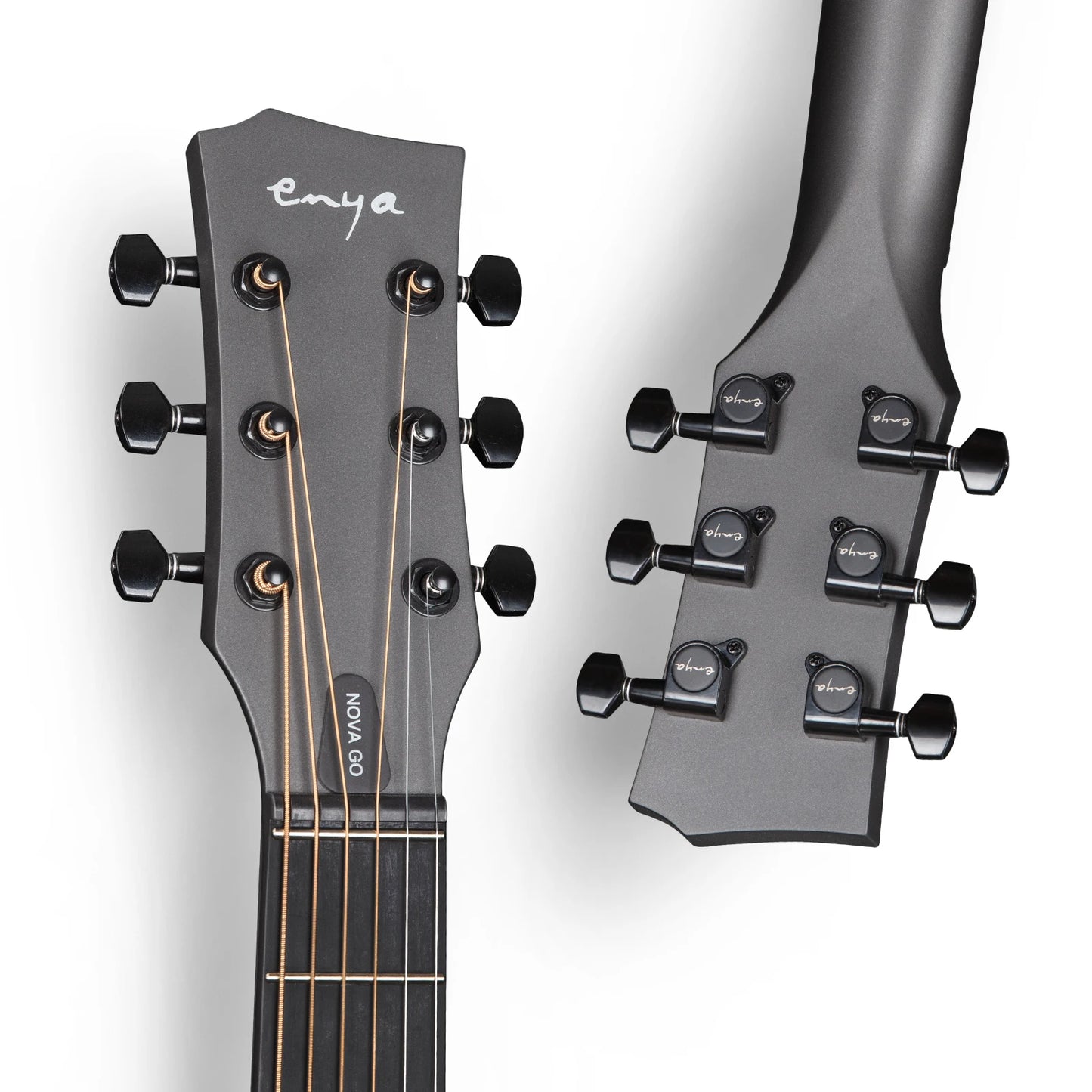 Enya Nova Go Sp1 Carbon Fiber Electric Acoustic Guitar 35 Inch with Pickup Case