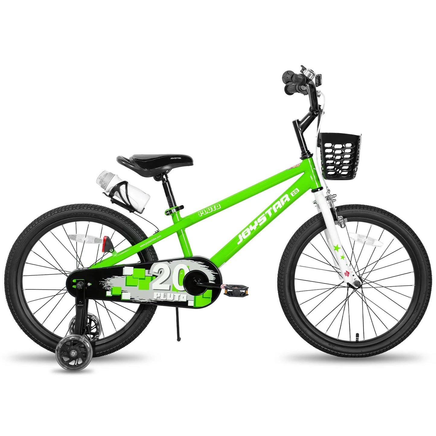 JOYSTAR 12 14 16 18 20 Kids Bike With Light Up Training Wheels For Ages 3 To 12