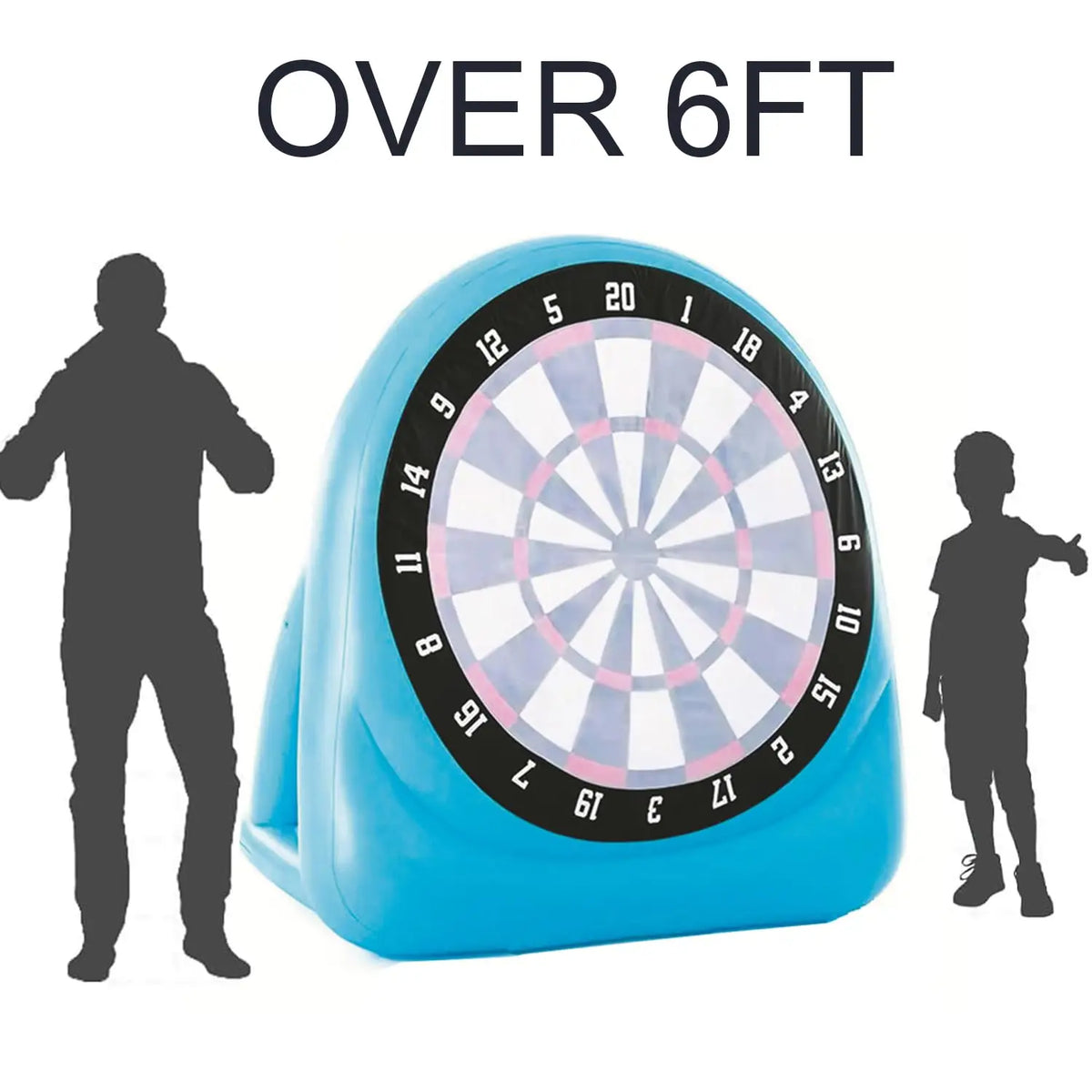 6Ft Inflatable Dartboards Pvc Soccer Target Darts Outdoor Yard Lawn Game