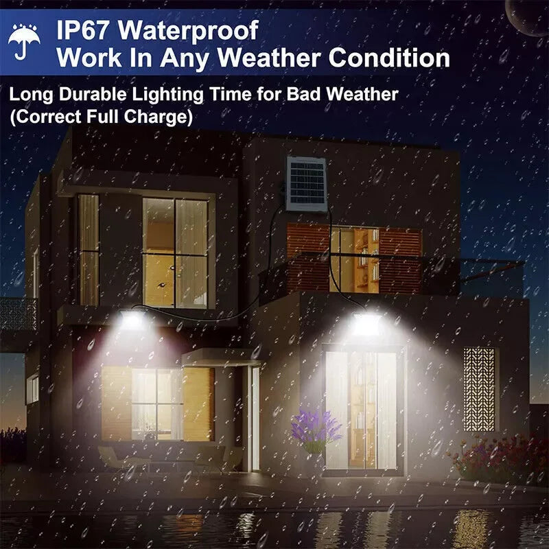 300W Solar LED Street Light Outdoor Flood Lamp Dusk To Dawn