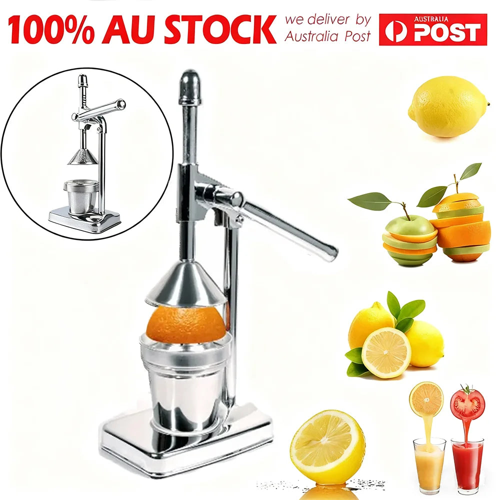 Stainless Steel Manual Juicer Handheld Citrus Press For Orange Juice Kitchen