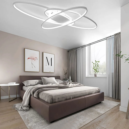 Geometric Modern Ceiling Light With Multifunctional Design