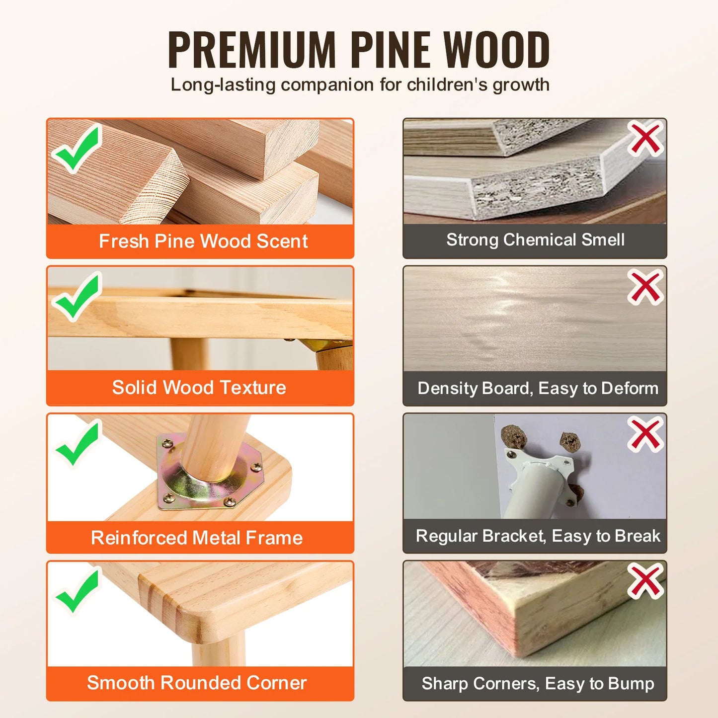 SucceBuy Wooden Sensory Table for Kids Activity with 3 Foldable Storage Bins & Double-Sided Board Indoor/Outdoor for Studying