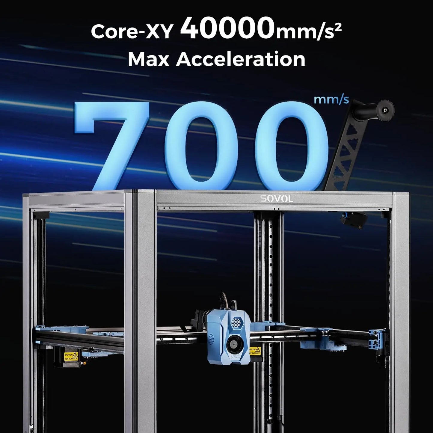 Sovol SV08 Core XY 3D Printer High Speed 700 mm per Second 300 C Hotend Camera