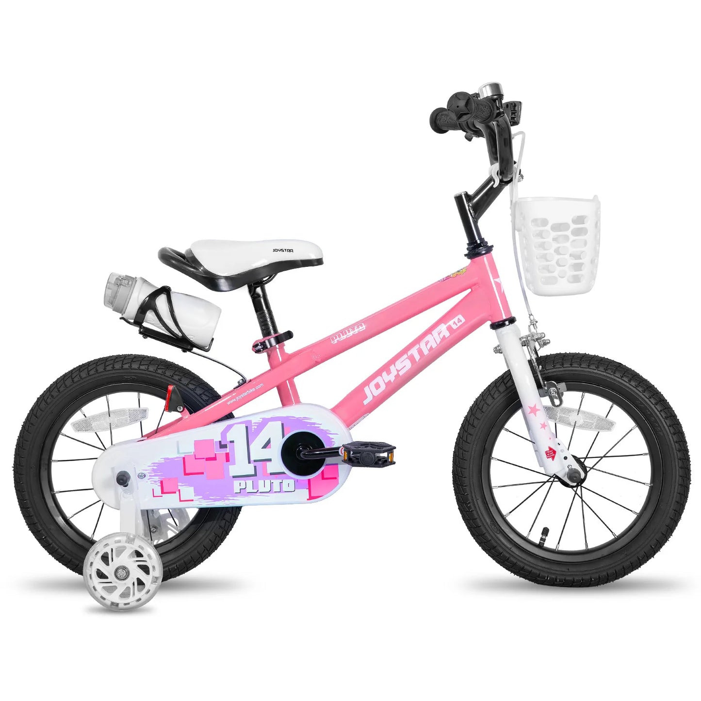 JOYSTAR 12 14 16 18 20 Kids Bike With Light Up Training Wheels For Ages 3 To 12