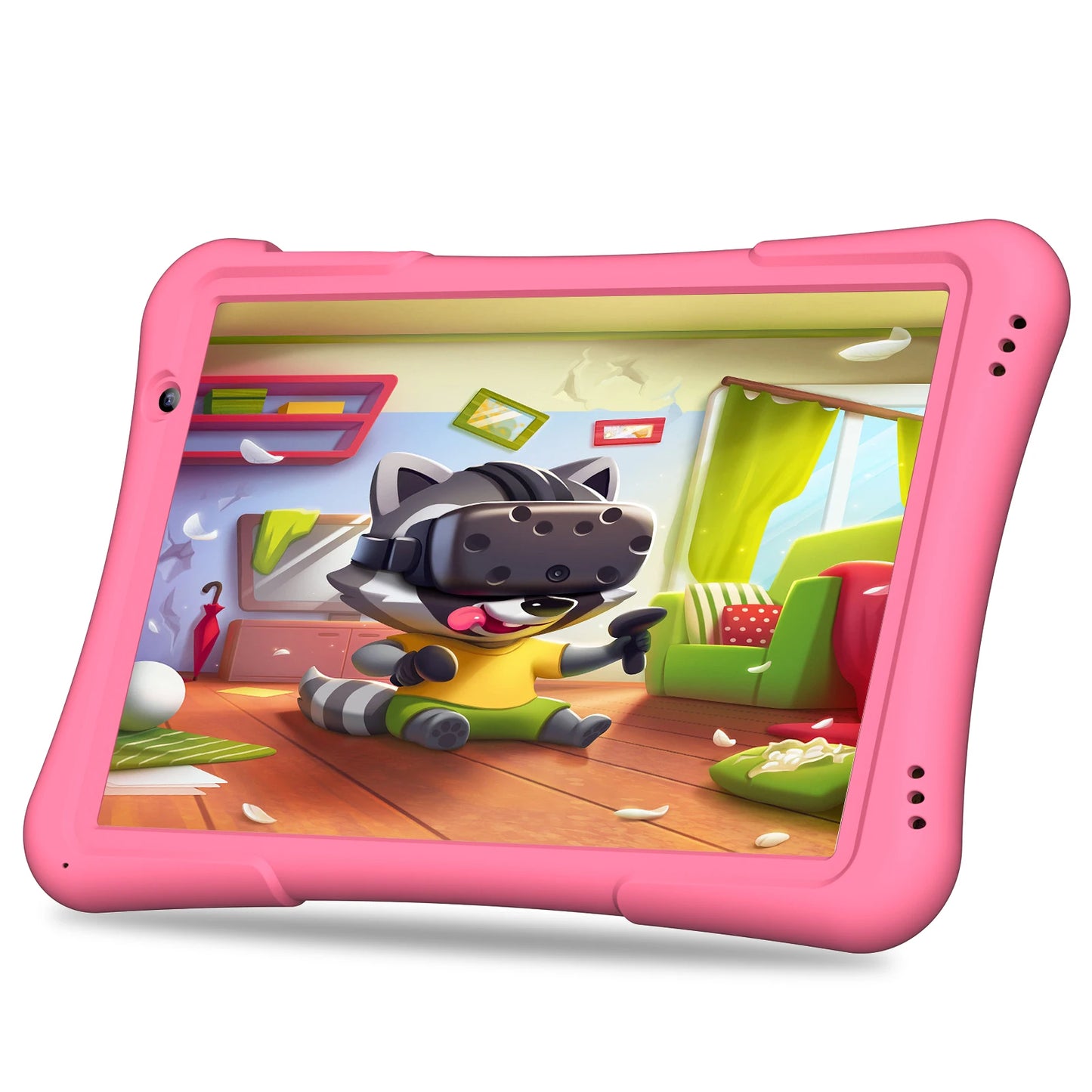 PRITOM 10 Inch Kids Tablet Android 12 With 4GB RAM 32GB Storage WiFi 6 Cameras