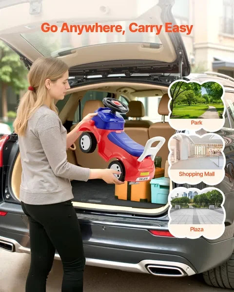 Ride On Toddler Push Car With Music And Storage 55 Lbs Capacity 19 To 36 Months