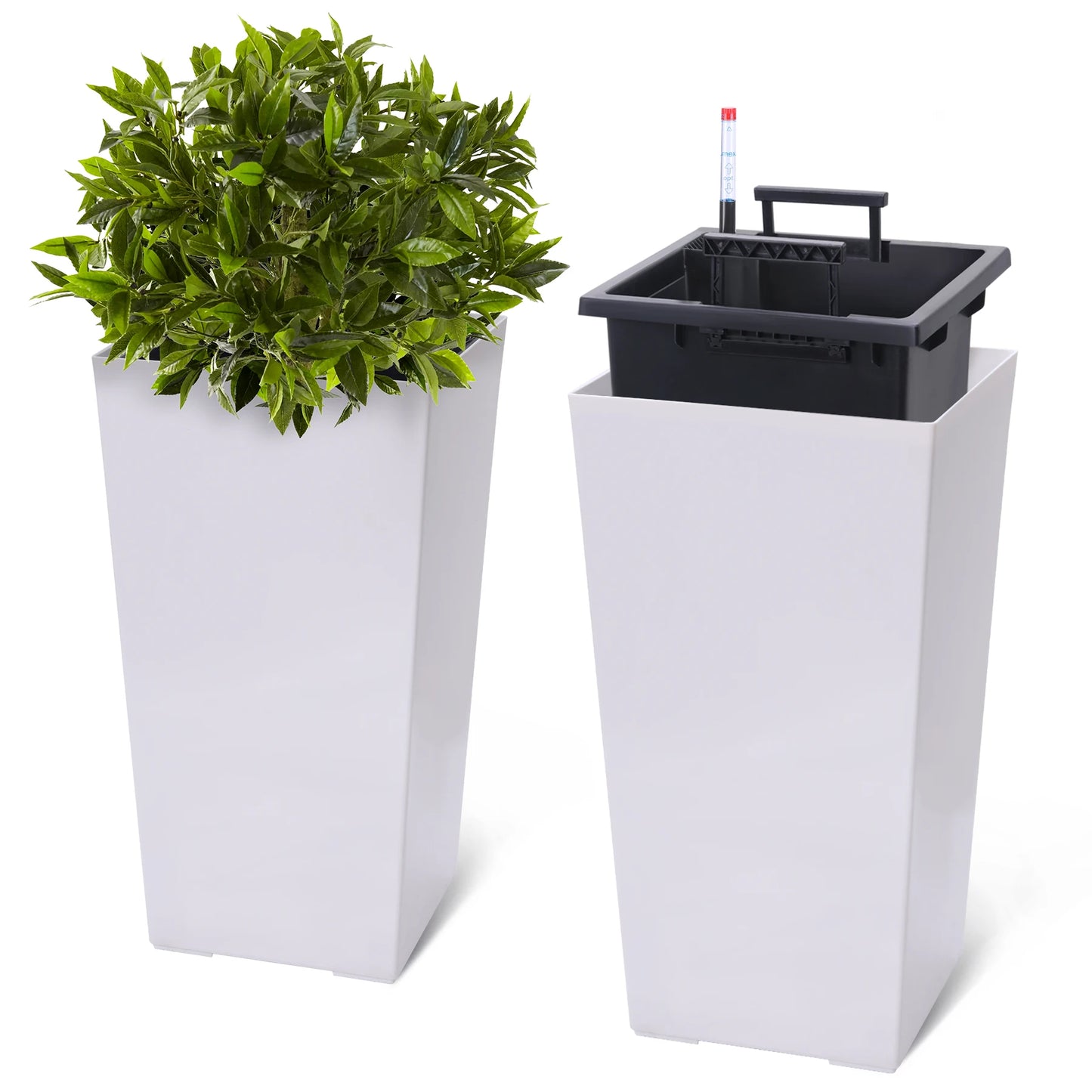 2 Pack 22.4 Inch Tall Indoor Outdoor Planter Shelf Insert