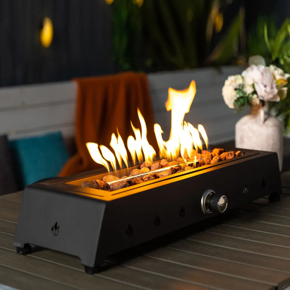 28 Inch Tabletop Propane Fire Pit With Quick Connect Joint