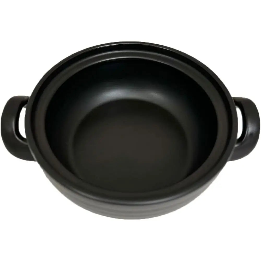 Blue Donabe Clay Pot 2.6 Quart Stockpot With Lid Oven Safe Casserole