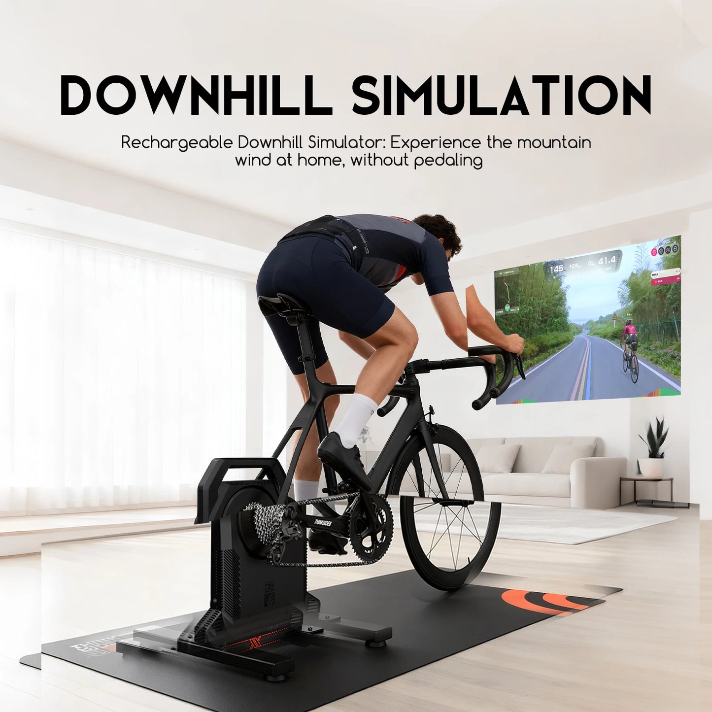 ThinkRider XXPRO Direct Drive Smart Bike Trainer 2500W Indoor Cycling