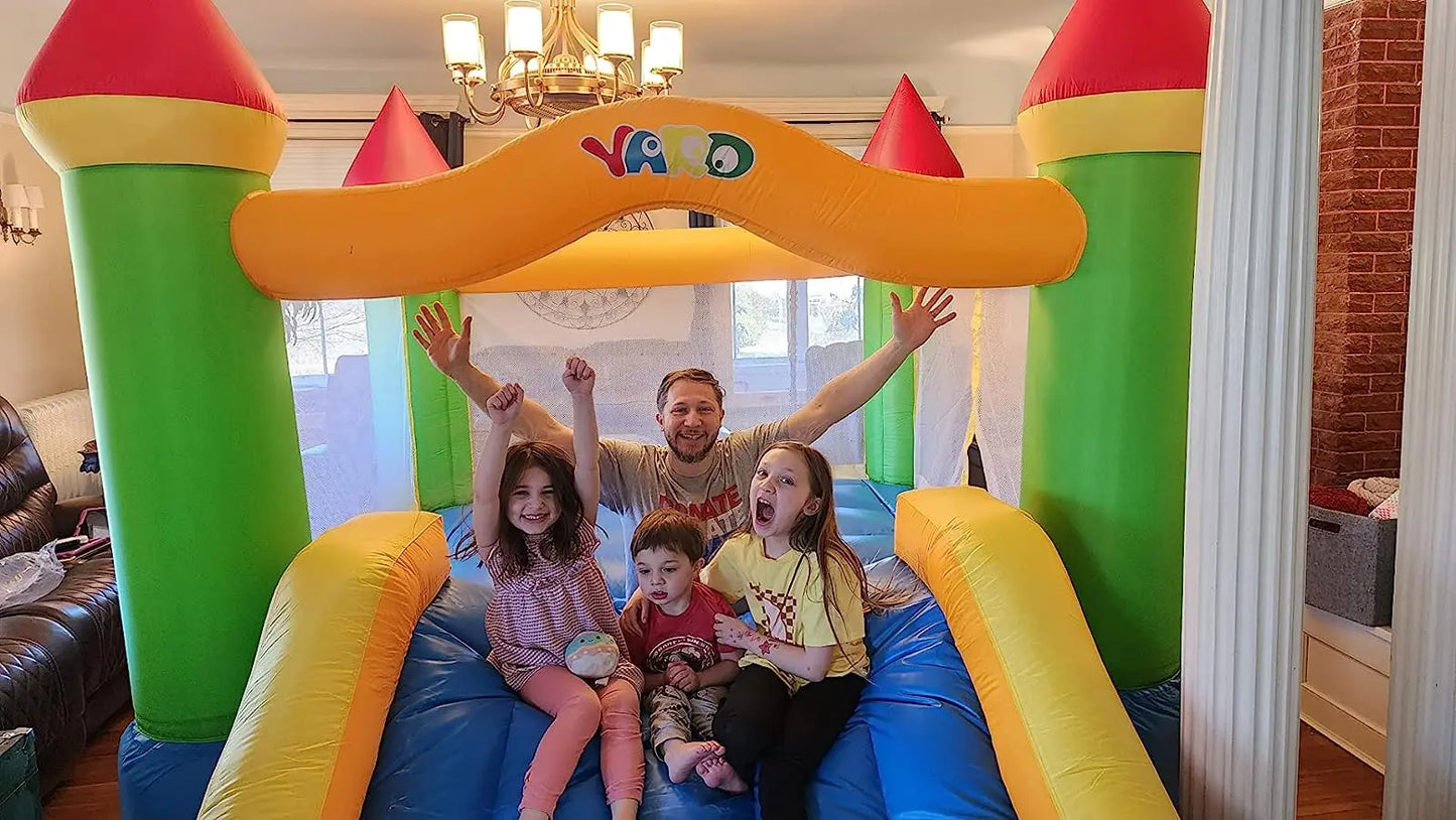 Yard Inflatable Bounce House With Slide For Kids 5 To 12