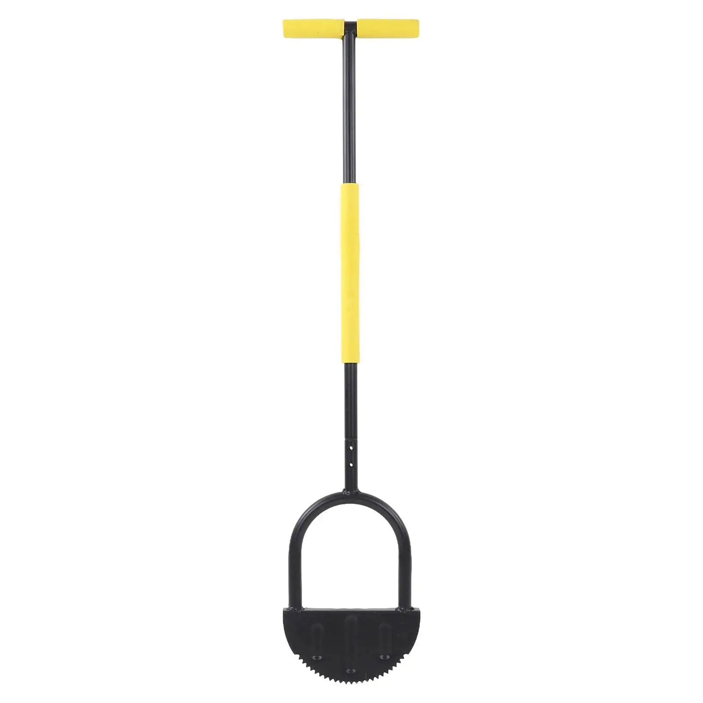 Manual Trimming Shovel Half Moon Lawn Edger High Hardness Simple Cleansing Carbon Steel Manual Trimming Shovel for Garden